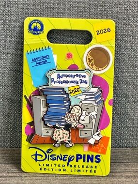 Disney 2026 Zootopia Dawn Bellwether Administrative Professional Day Pin